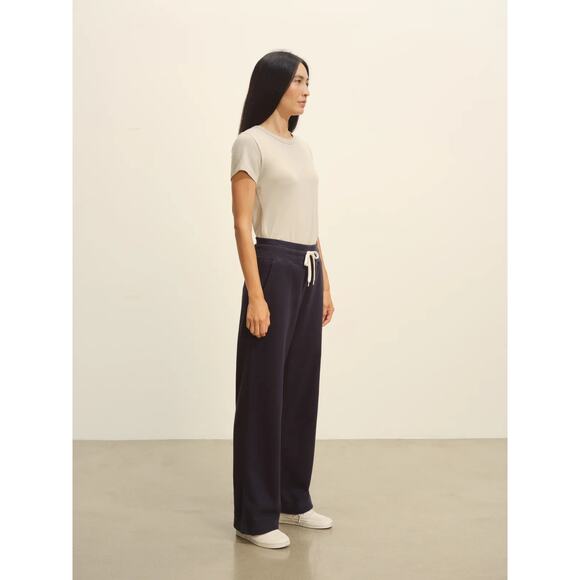 Buck Mason Women's Cloud Jersey Wool Blend Slim Fit Made In USA Top Tee T-Shirt - Picture 4 of 6